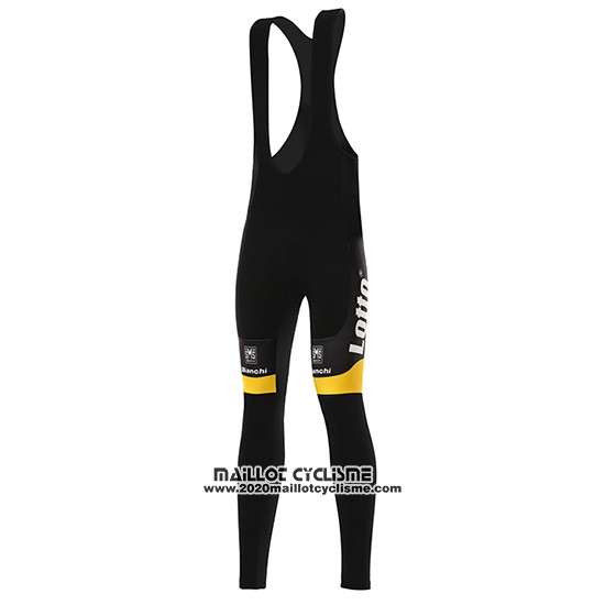 2016 Maillot Ciclismo Lotto NL Jumbo Jaune et Noir Manches Longues et Cuissard